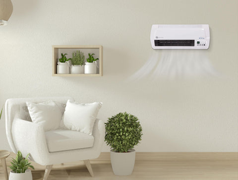 HOTI M50: Calefactor split mural 2000 W con mando a distancia y temporizador