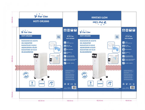 Packaging8436545096970: 62x39x15 cm 10.30Kg.