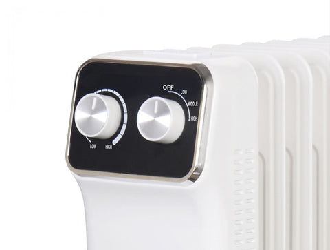 HOTI OR2800: Radiador de aceite 2800W bajo consumo con recipiente para humidificación