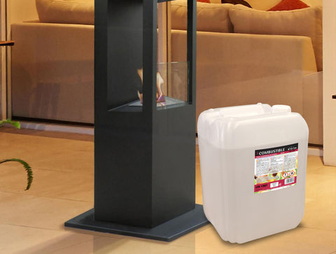 Formato Líquido Combustible Etanol de origen natural aroma neutro. Garrafa de 10 litros
