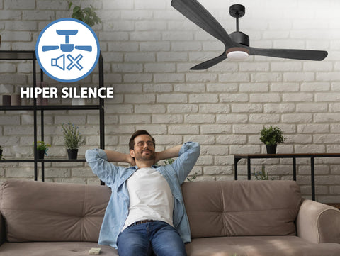Ventilador de Techo Ultra silencioso de bajo consumo DC MaloloD166C02LED67429