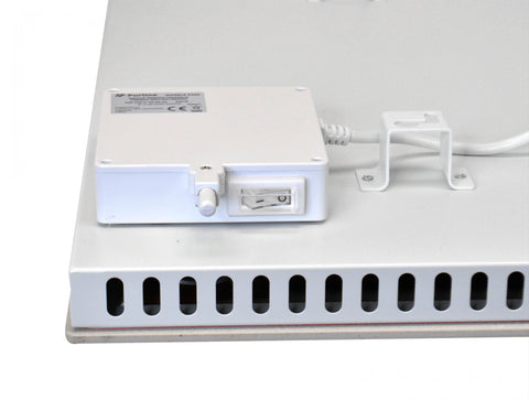 Emisor termico con frontal ceramico acabado tipo marmol