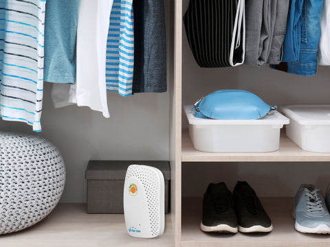 DRYOS MINI: Mini deshumidificador de silica gel para espacios reducidos