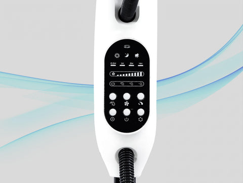 Potencia Maxima 60 W Ventilador Nebulizador DC digital y tanque de 3 L