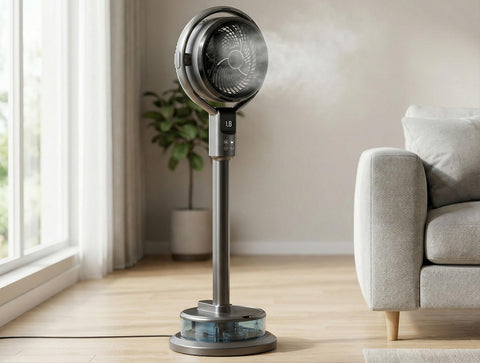 MISTY APOLLO: Ventilador Nebulizador compacto