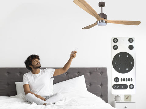 Ventilador de Techo Ultra silencioso de bajo consumo DC MljetD166C02LED67896