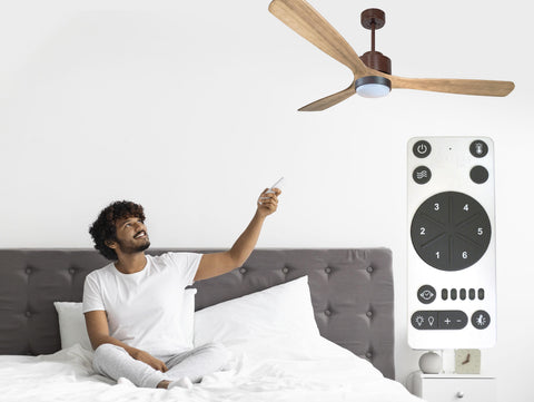 Ventilador de Techo Ultra silencioso de bajo consumo DC MljetD166C02LED70092