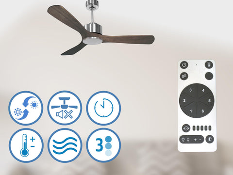   Ventilador de Techo ø132 cm con Wifi Reversible Hypersilence