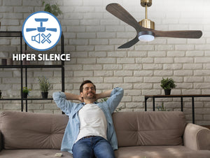 Ventilador de Techo Ultra silencioso de bajo consumo DC MoyoD132C02LED65963