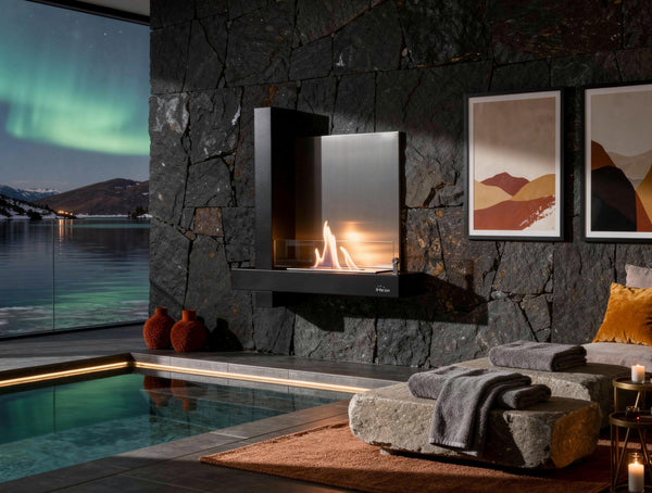 MUSA: Chimeneas bioetanol pared