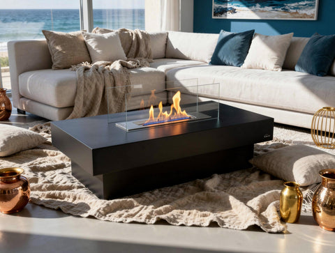 Chimeneas bioetanol de suelo Material Acero