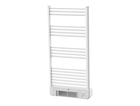 Radiador Toallero blanco con calefactor integrado y control WiFi