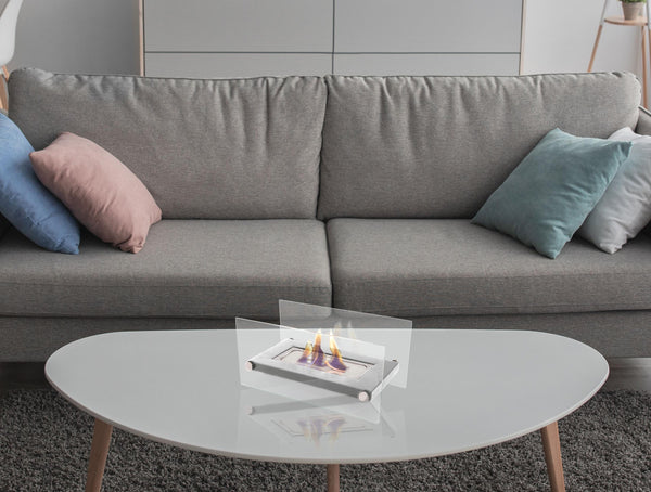 ONIROS INOX: Chimenea bioetanol de mesa