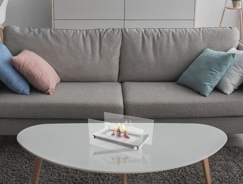 ONIROS INOX: Chimenea bioetanol de mesa