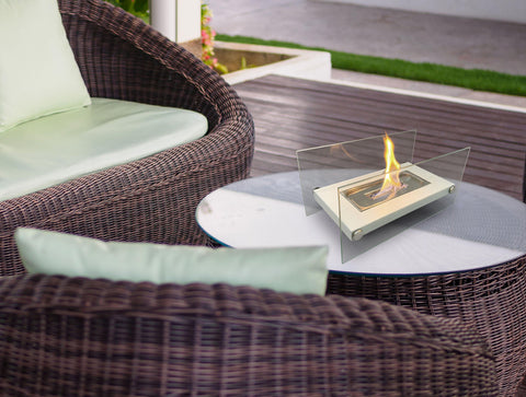 Chimenea bioetanol de mesa Material Metal