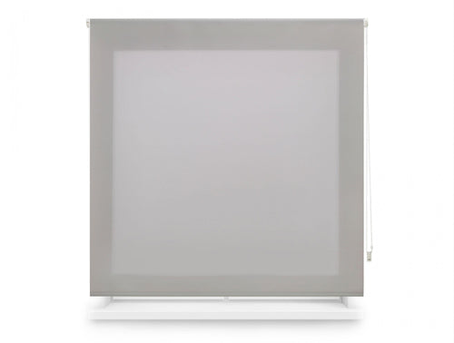 Estor Enrollable 140X250 PLATA Poliéster Translúcido