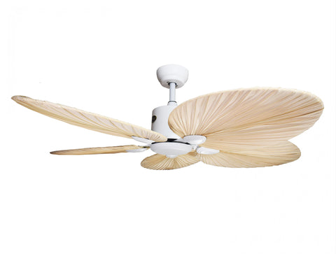 Ventilador de techo AC blanco con aspas de 132cm para 30m2