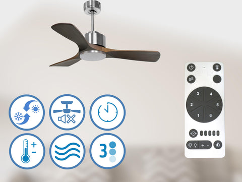 PrÃ­ncipe D106 C02 66428: Ventilador de Techo ø106 cm con Wifi Reversible Hypersilence