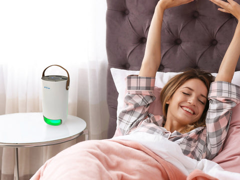 FRESH AIR 40: Purificador de aire con filtro HEPA, PM2, ionizador, lámpara UV, 3 velocidades y modo AUTO para superficies de 15m2