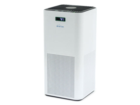 Purificador de aire con filtro HEPA, PM2, ionizador, pantalla LED táctil, 3 velocidades y modo AUTO para superficies de 60m2