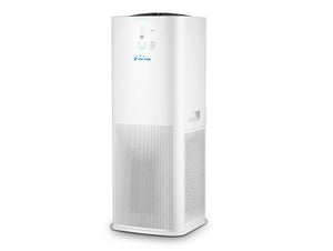 Purificador de aire con 2 filtros HEPA, PM2, ionizador, pantalla LED táctil, 3 velocidades y modo AUTO para superficies de 90m2