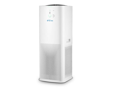 Purificador de aire con 2 filtros HEPA e ionizado para 90m2