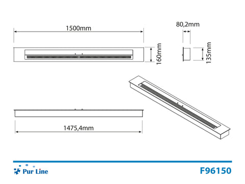 Packaging8436545092491: 8x150x16 cm 24.00Kg.