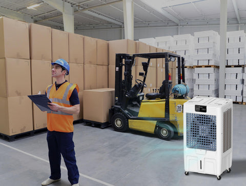 RAFY 295: Climatizador Evaporativo de Gran Caudal con panel celulosa