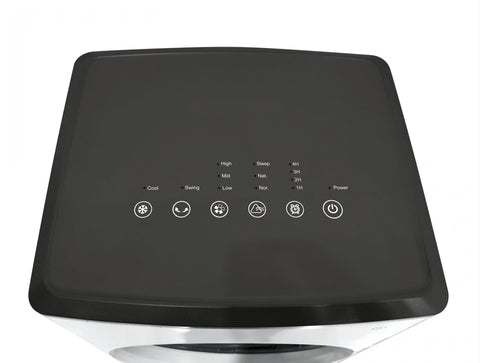 Potencia Maxima 80 W Climatizador Evaporativo sin aspas con 3 velocidades y 2L