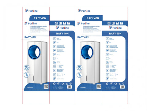 Potencia Maxima 80 W Climatizador Evaporativo sin aspas