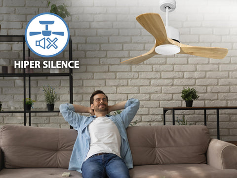   Ventilador de Techo ø106 cm con Wifi Reversible Hypersilence