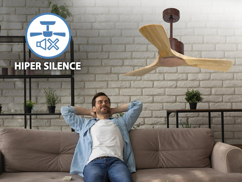   Ventilador de Techo ø106 cm con Wifi Reversible Hypersilence