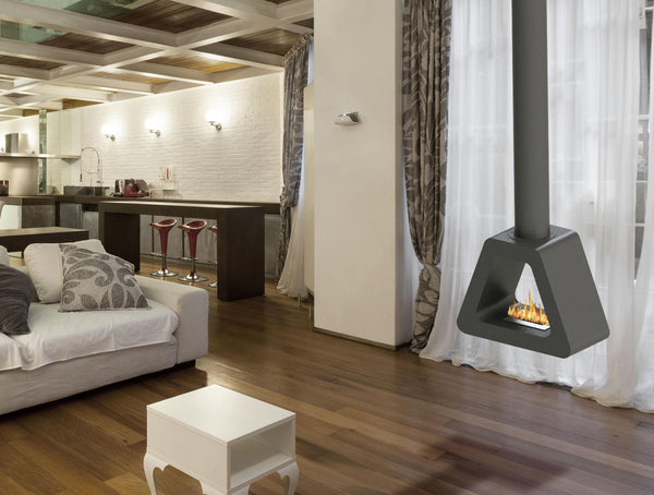 SYKE PYRAMID: Chimeneas bioetanol pared