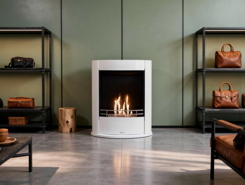 Chimeneas bioetanol de suelo Material Acero 