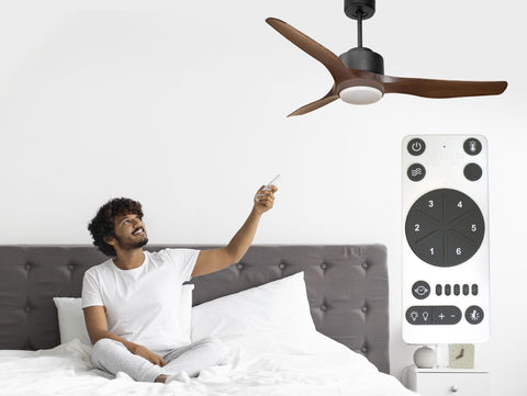 Ventilador de Techo Ultra silencioso de bajo consumo DC TetiaroaD127C02LED70237