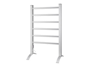 Toallero Eléctrico de suelo 100W en aluminio, plata
