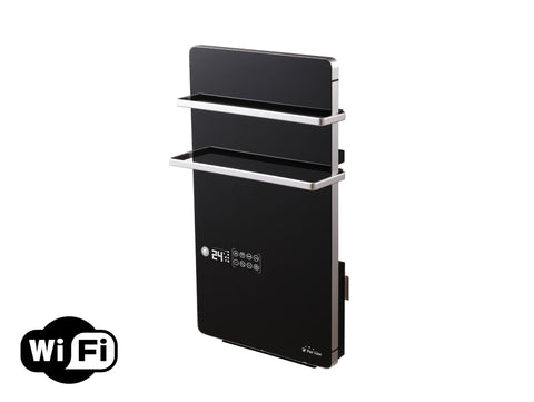 Potencia Maxima 2000 W Toallero calefactor Eléctrico digital 2000W en negro con control WIFI