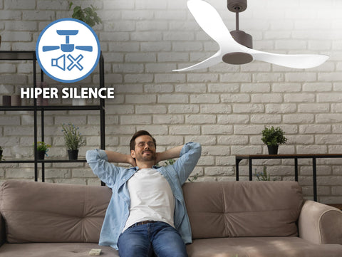   Ventilador de Techo ø132 cm con Wifi Reversible Hypersilence