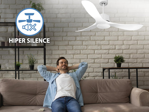   Ventilador de techo Wifi Motor DC Mando a Distancia Hypersilence Memoria Vendible Shopify (AUTOMATICO)