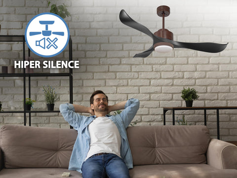 Ventilador de Techo Ultra silencioso de bajo consumo DC UtilaD132C02LED66945