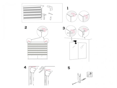 Estores Talla 130x250 cm