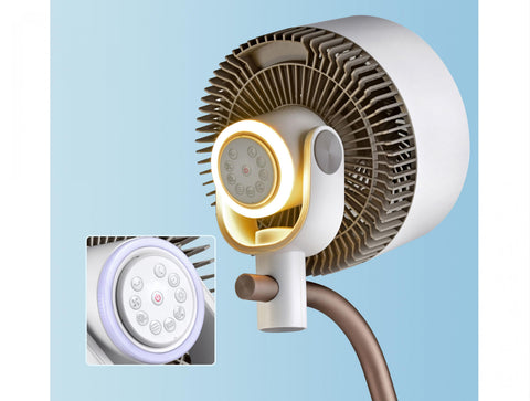 VENTY AMBIENCE: Ventilador de Pie DC con luz ambiental
