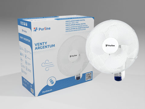 Velocidades 3 Ventilador de pared digital con mando