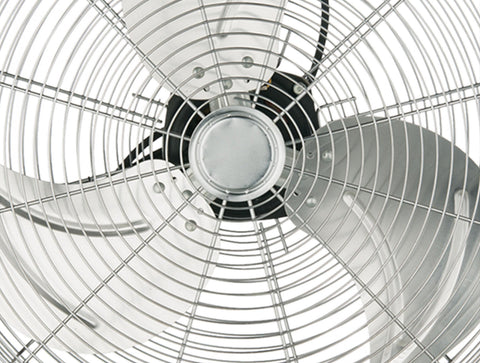VENTY IND 120F: Ventilador industrial de pie en aluminio 120W con altura regulable