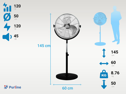 VENTY IND 120F Diámetro 50 cm