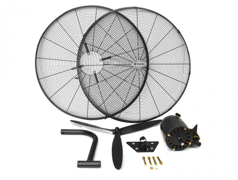 Velocidades 3 Ventilador Industrial de pared 230W con aspas de aluminio