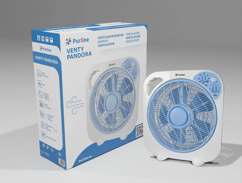 Velocidades 3 Ventilador de sobremesa o suelo portatil con temporizador