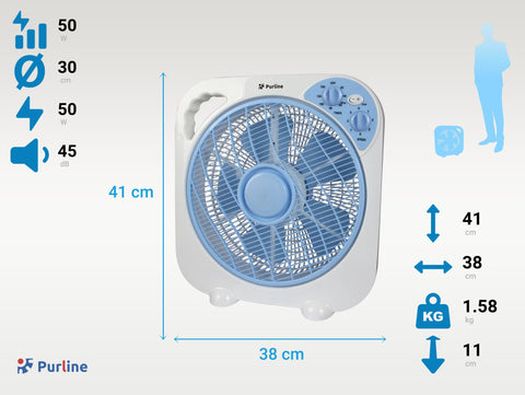 VENTY PANDORA: Ventilador de sobremesa o suelo portatil con temporizador
