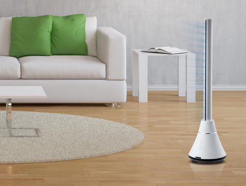 Ventilador de torre 100 W ultra silencioso con 8 velocidades