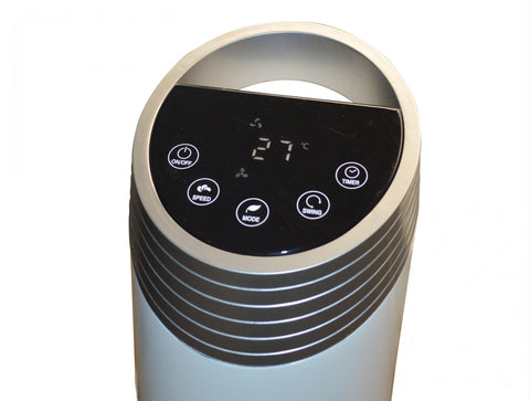 Velocidades 3 Ventilador de torre 40W con 3 velocidades y oscilación automática